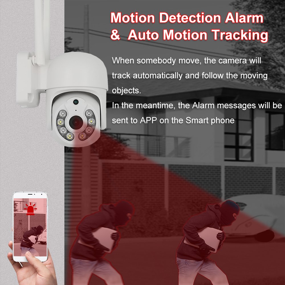 OEM wireless outdoor dome ptz ip camera video surveillance systems dual light tuya ptz panoramic wireless cctv camera