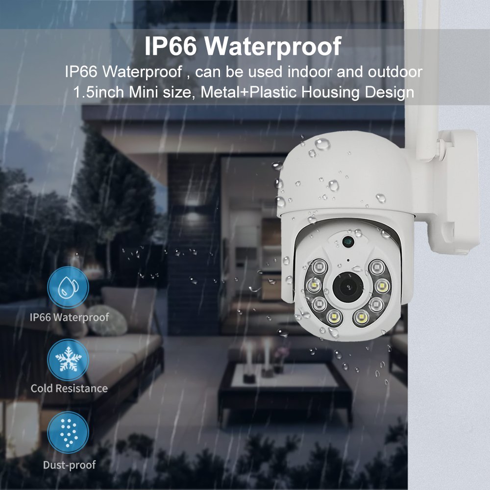 OEM wireless outdoor dome ptz ip camera video surveillance systems dual light tuya ptz panoramic wireless cctv camera