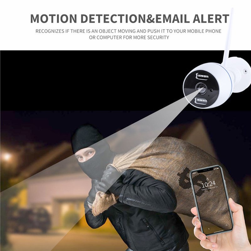 IP66 Waterproof Outdoor Indoor 4CH 3MP Home Security System Surveillance Camera Kit WiFi IP CCTV Camera