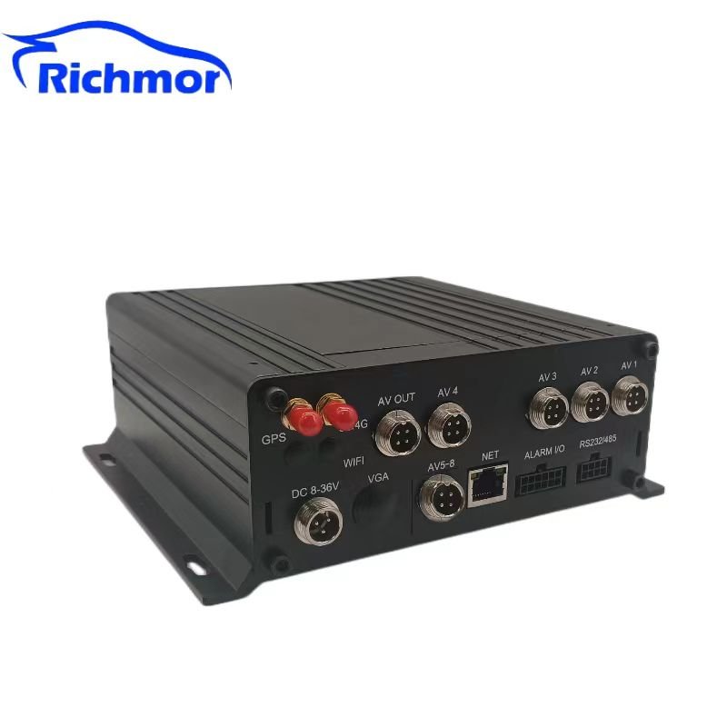 Richmor 4CH Mobile DVR Gps WIFI 4G for Car Truck Bus
