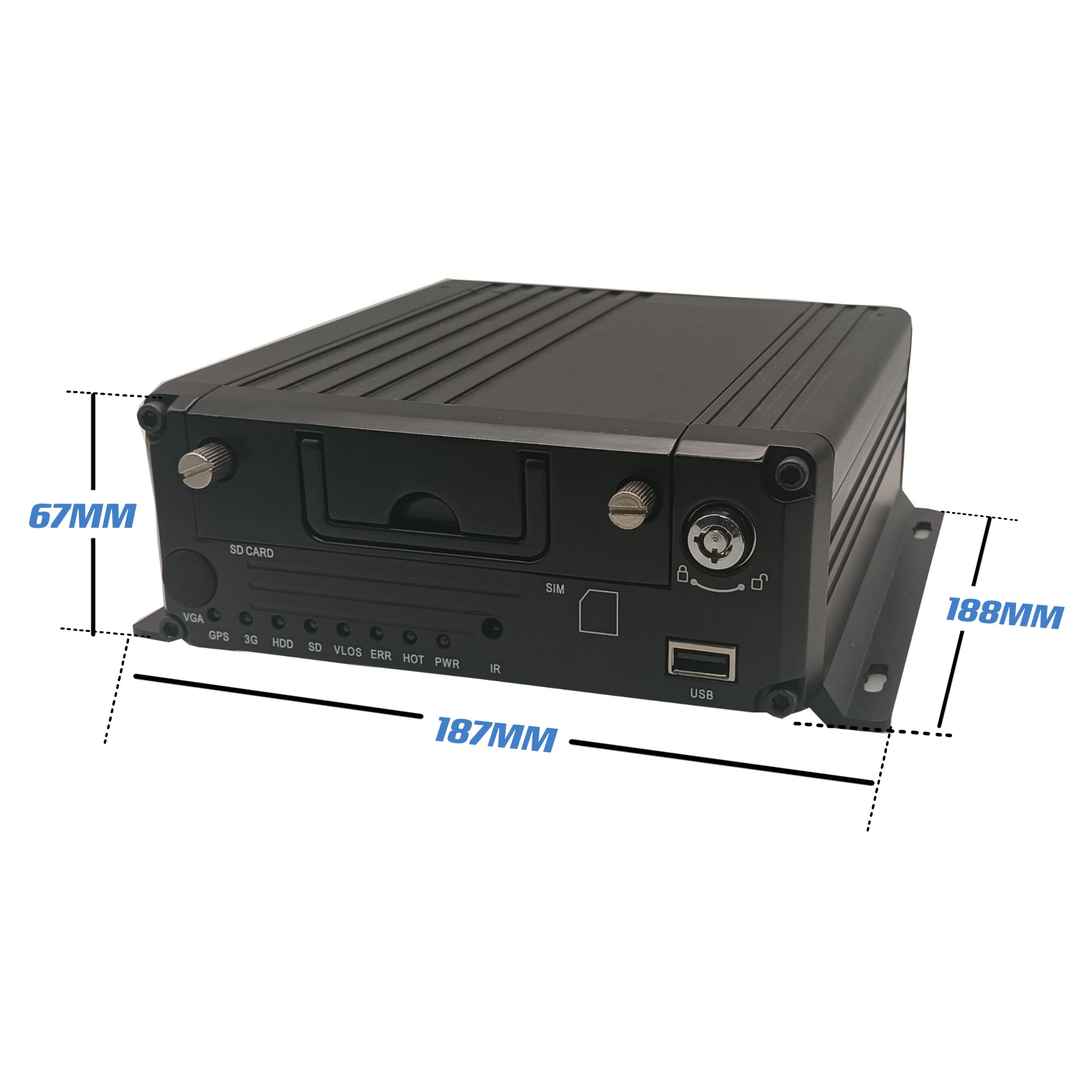 Richmor 4CH Mobile DVR Gps WIFI 4G for Car Truck Bus