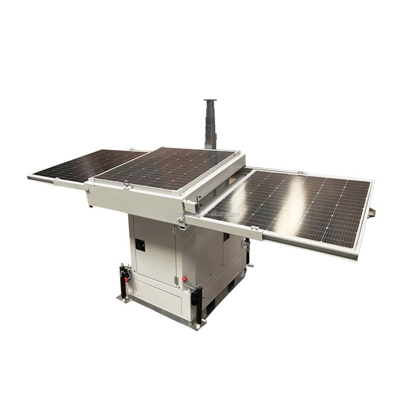 6G Solar CCTV tower Mobile WIFI tower monitoring system Wifi Camera Outdoor Surveillance Trailer