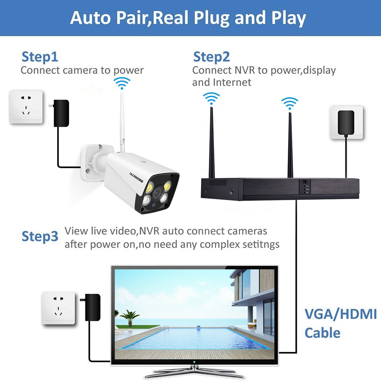 OEM Xmeye Wireless Home Security Camera kits video surveillance wifi camera system CCTV wireless camera CCTV Surveillance System
