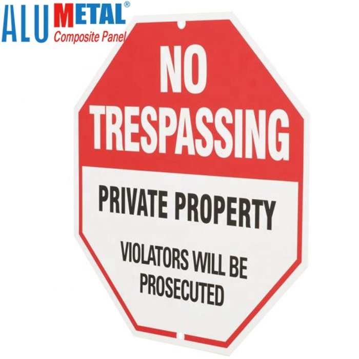 Reflective Warning 24 Hour Video Surveillance Security Camera System in Operation Metal Yard Sign