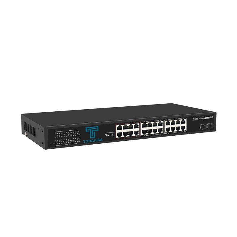 Todahika CE EAC 24*Port 10/100/1000M RJ45 Uplink 4*Port Gigabit Combo Fast Ethernet Switch