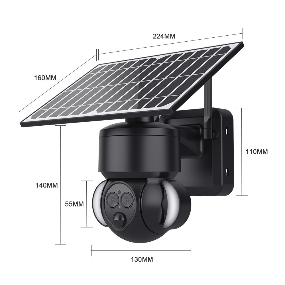 Dual Lens 6MP Wireless Home Security System 4G/WiFi Solar Surveillance Cameras & Outdoor IP Camera for Superior Protection