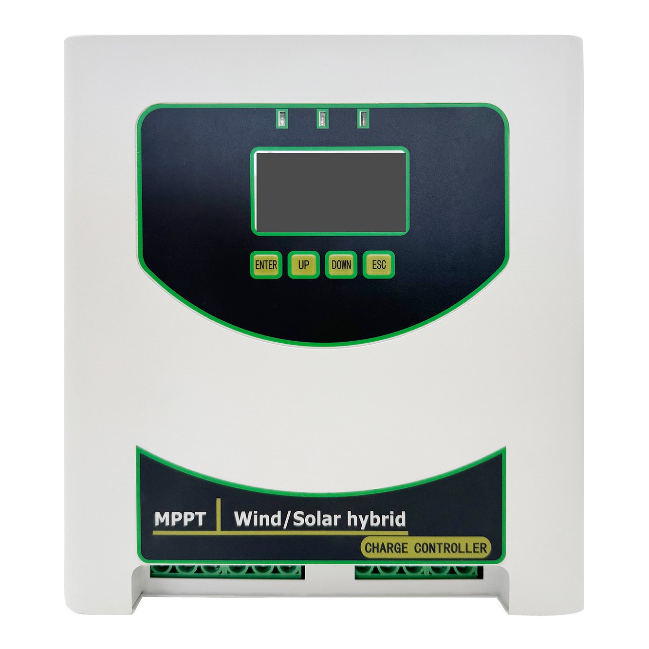 Dual channel mppt 800w 1500w 3000w wind solar hybrid solar controller for surveillance system