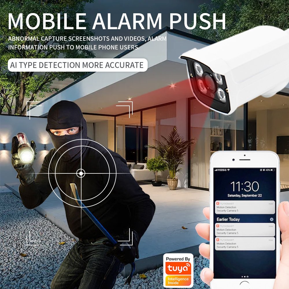 CCTV Camera WIFI Security Surveillance Camera System 5MP 4 Channels Wireless NVR Kit WIFI IP Camera System Surveillance Kit 4CH