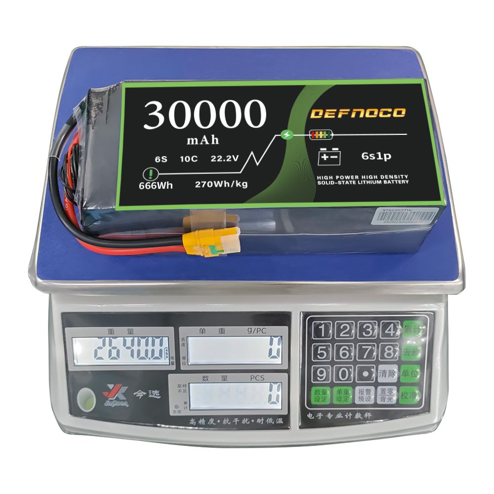 Hot Lipo Drone Batteries 22.2V 6S 16000mAh 22000mAh 30000mAh Solid State Battery for Agricultural Surveillance Delivery Drone
