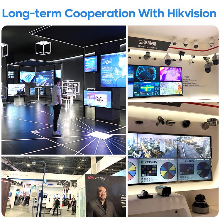 Original HIK Camera 4MP 5MP 8MP AcuSense ColorVu Face Detection Fixed Eyeball Bullet Dome Cctv Camera System