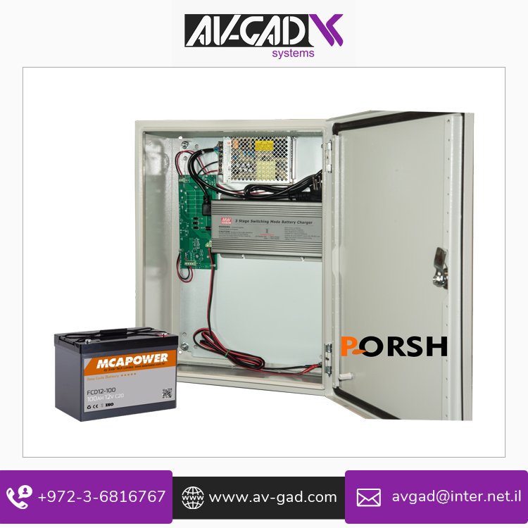Worldwide Supplier Selling High Efficiency Top Quality Surveillance Accessories Central CCTV Power Supply with UPS Battery