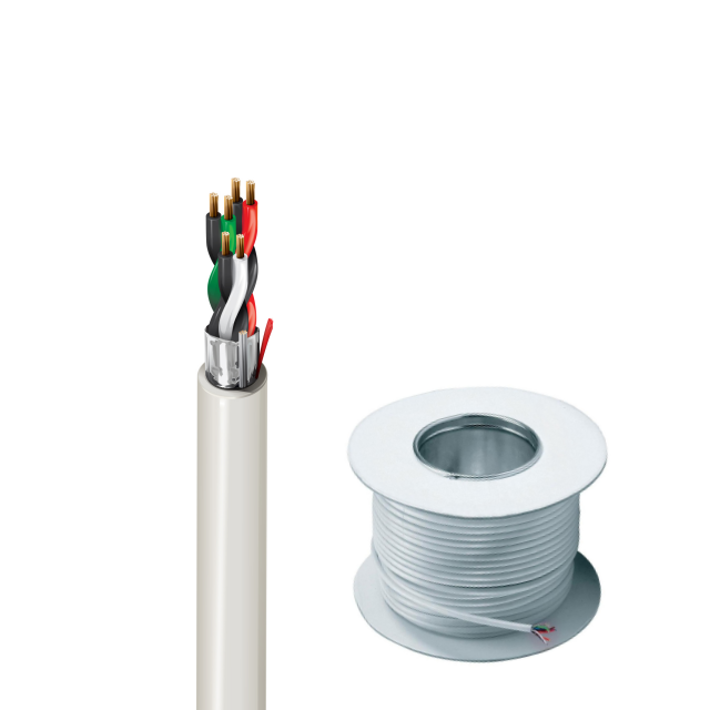 CCTV-Compatible 22AWG 6Core Unshielded Alarm Cable for Video Surveillance