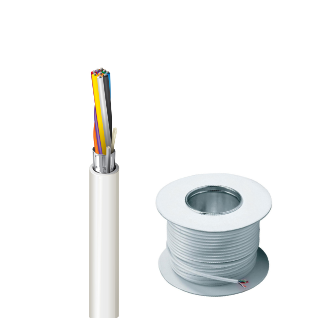 CCTV-Compatible 22AWG 6Core Unshielded Alarm Cable for Video Surveillance