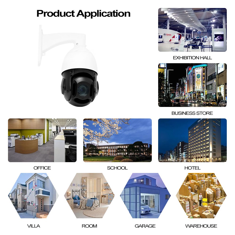 4.5 Inch Sony IMX335 High Speed People Track Ptz Dome Zoom Security Camera System 500 Meters CCTV Camera