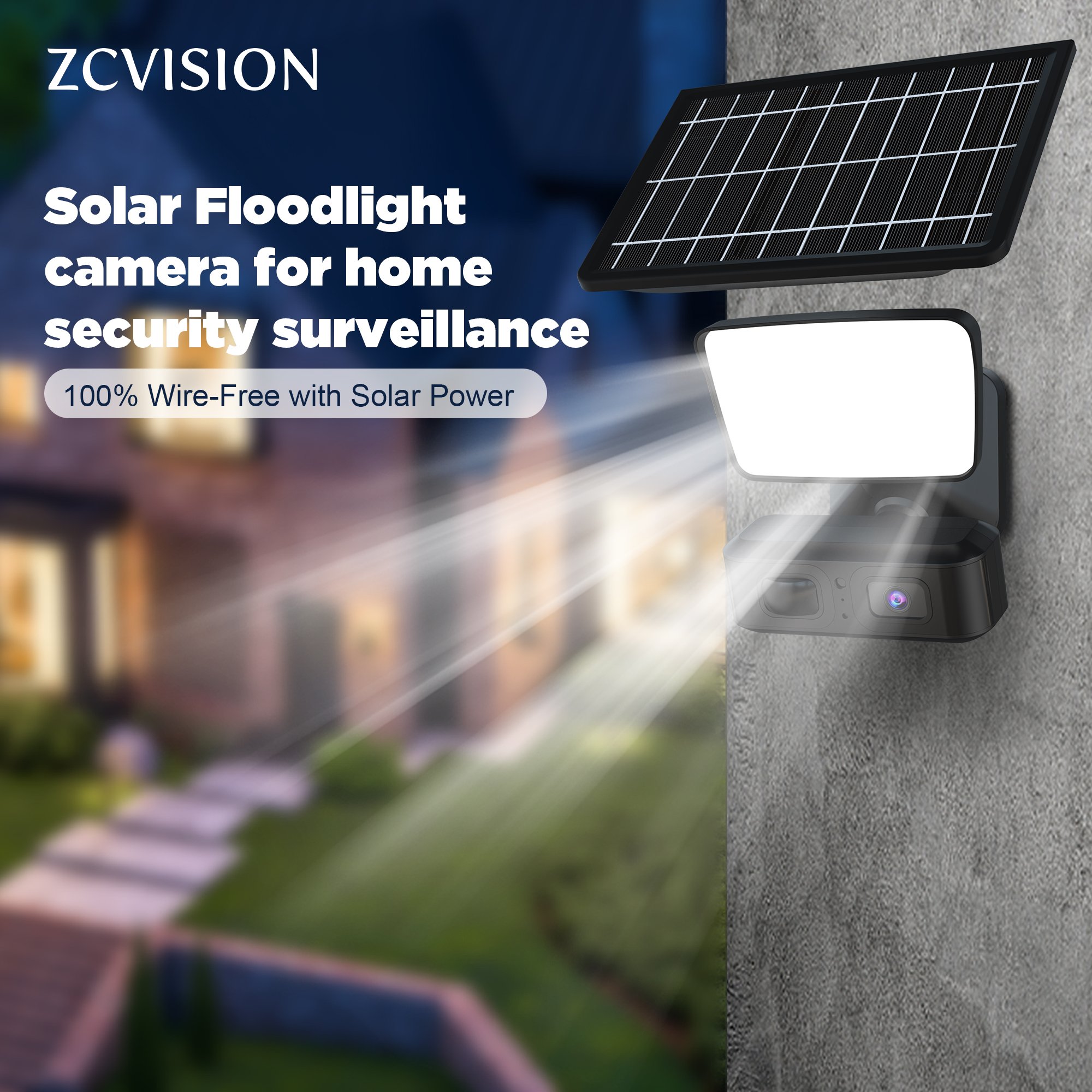 Home Surveillance Systems Floodlight 4G Wifi PTZ Network Camera