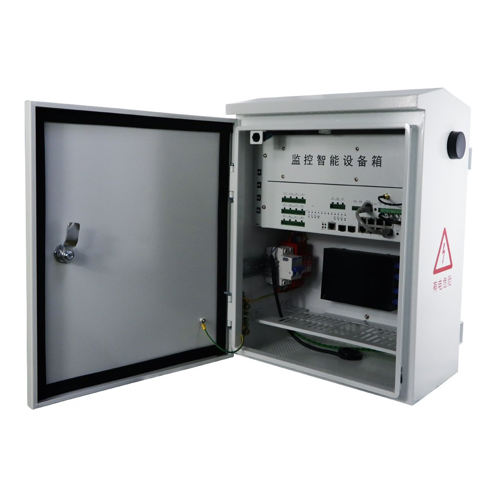 Smart City Solution Box Network Switch Enclosure Surveillance Camera wall outdoor smart Cabinet POE Switch Box