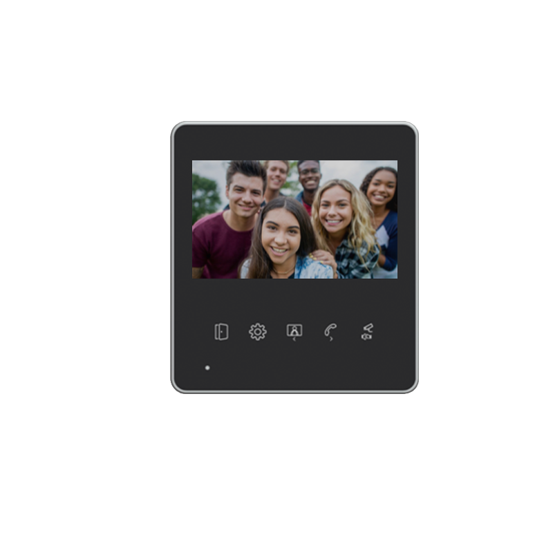 Home Ring Touch Botton Monitor 2 Wires Connect Outdoor Camera Visio Door Phone