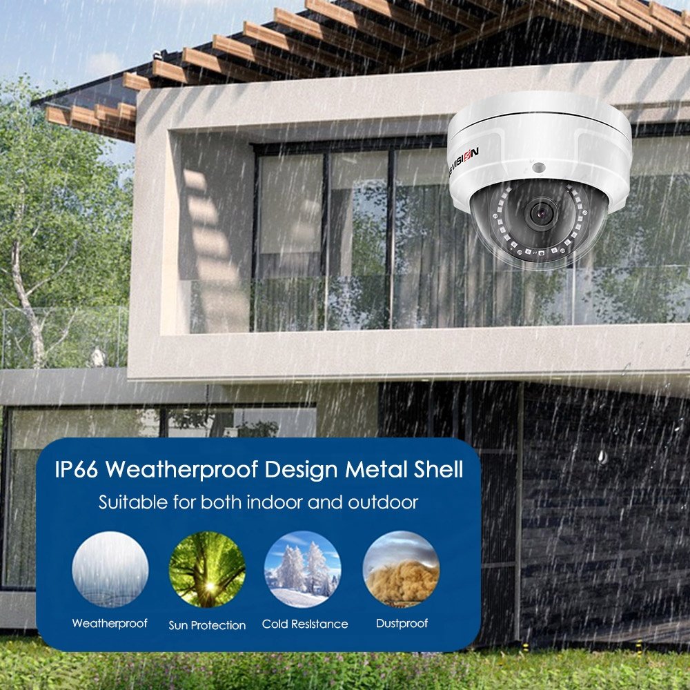 H.265 Complete Wired Bullet 5.0MP Full HD POE Outdoor CCTV Camera Security Video Day Night Vision IP NVR Surveillance Systems