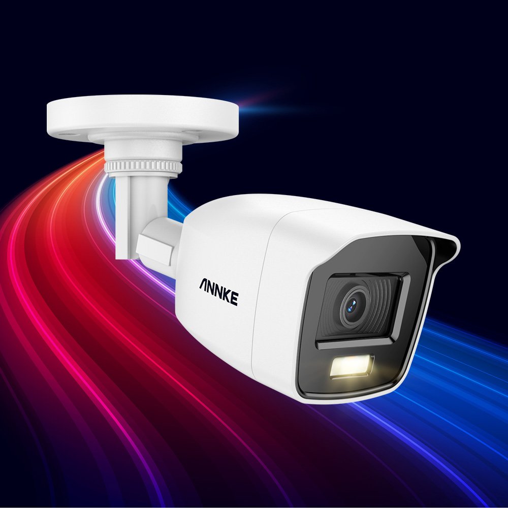 ANNKE 2MP 2.8mm Wide Angle TVI Bullet CCTV Camera Surve illance system with Full Color Night Vision