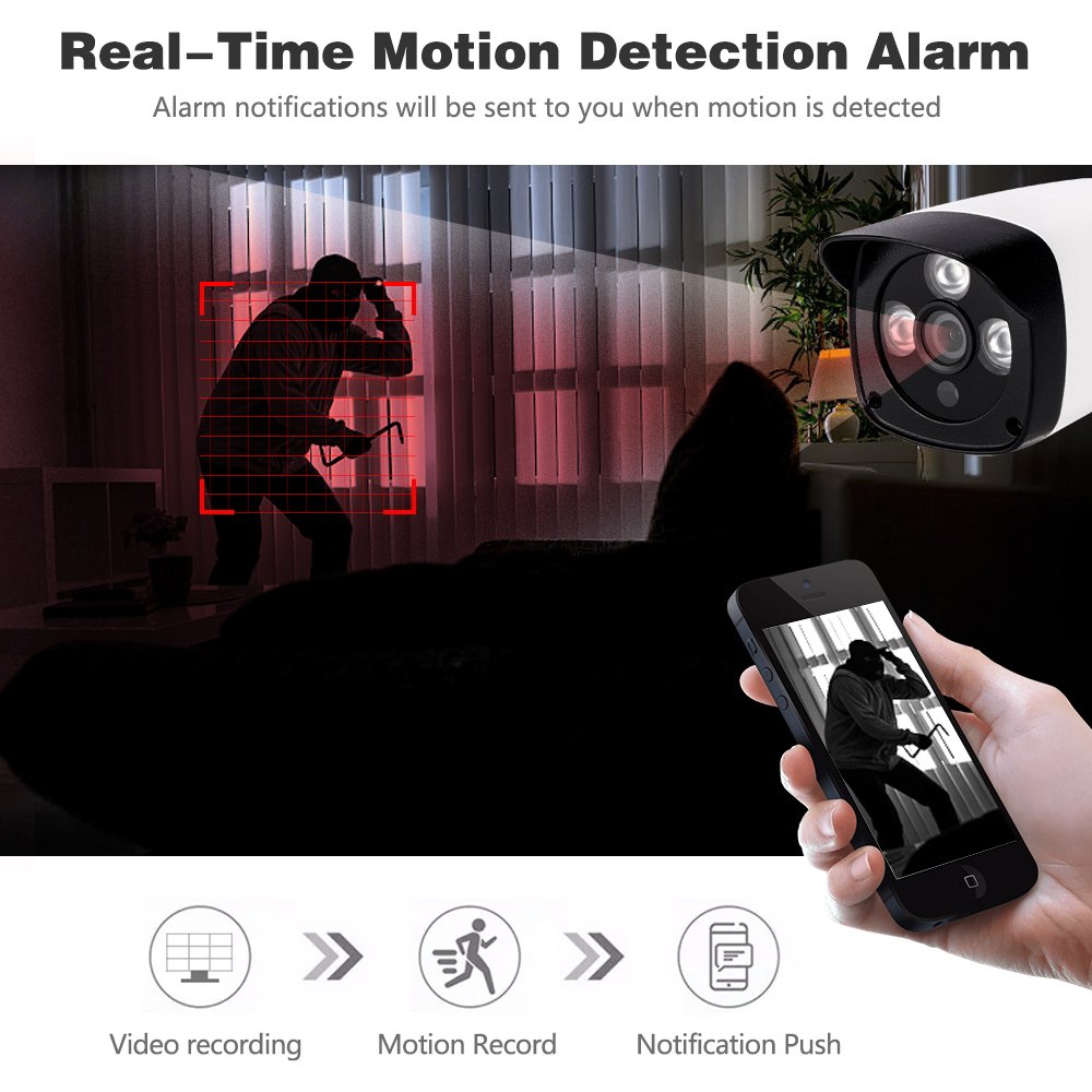 Wholesale Ip 66 Security Cameras Kit 2Mp Surveillance Camera Dvr System Wired Cctv Home Surveillance Systems