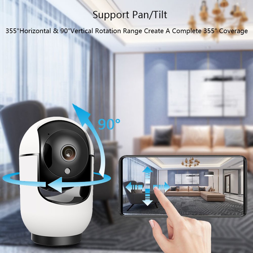 1080P Full HD Video Camera Auto Tracking Tuya Wifi Camera Smart Life App Control CCTV Surveillance for Home Security