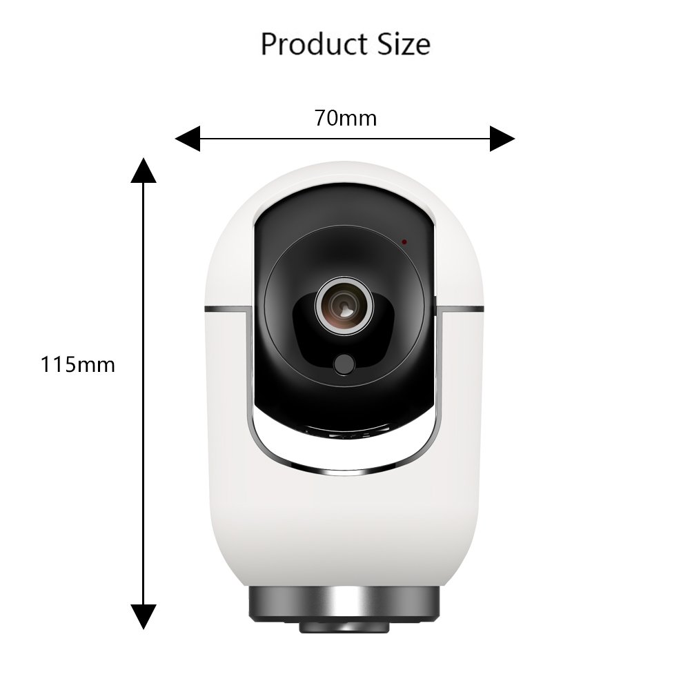 1080P Full HD Video Camera Auto Tracking Tuya Wifi Camera Smart Life App Control CCTV Surveillance for Home Security
