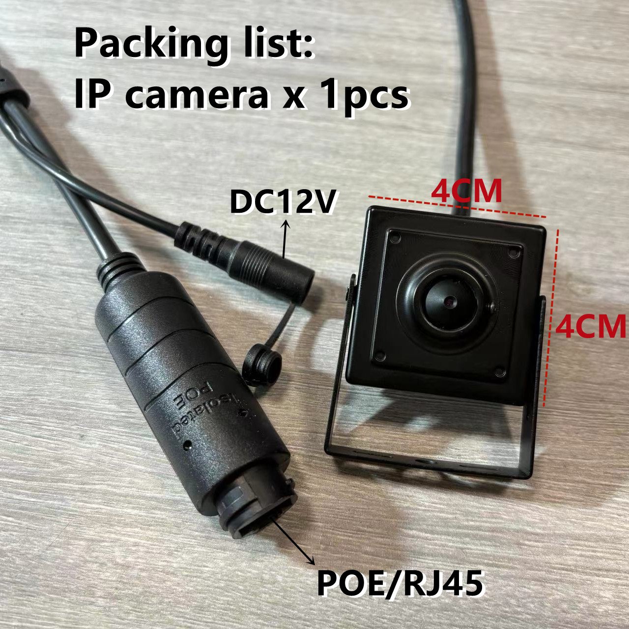 Revotech Mini Type 3.7mm lens POE H.265 3MP HD IP Camera Indoor Metal Security P2P CCTV System Video Surveillance Cam