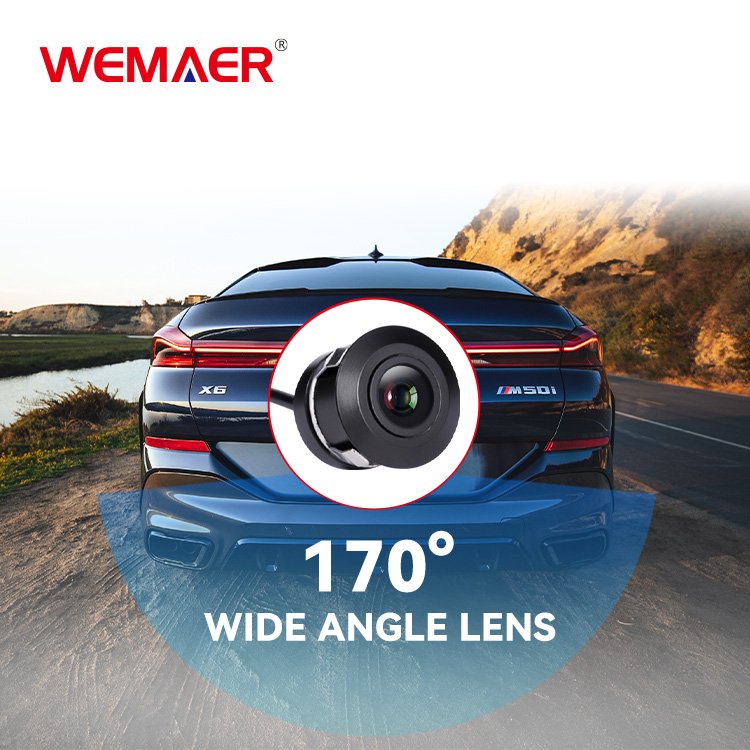 Universal 12V Rear View car reverse camera 8 LED Lights Flush Mount 170 Degree Viewing Angle Reverse Camera Car Backup Camera