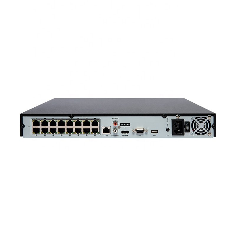 HlKVISION original in stock 16ch NVR DS-7616NXI-K2/16P 2SATA 16 POE ports VGA plug & play NVR POE NVR