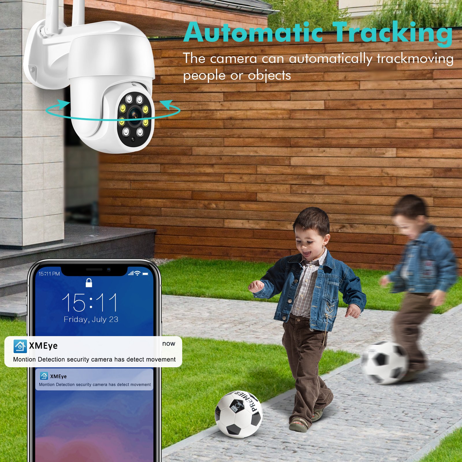 Loosafe 3MP PTZ Wireless Dome Camera System Nvr Kit Wifi 4 Channel Home Two Way Audio Security Surveillance Camera System