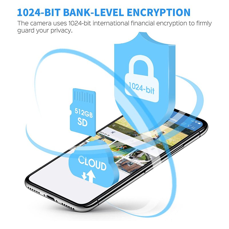 Xcreation eseecloud camera Dual band wifi home security systems 5MP IP65 waterproof CCTV surveillance wireless camera PTZ