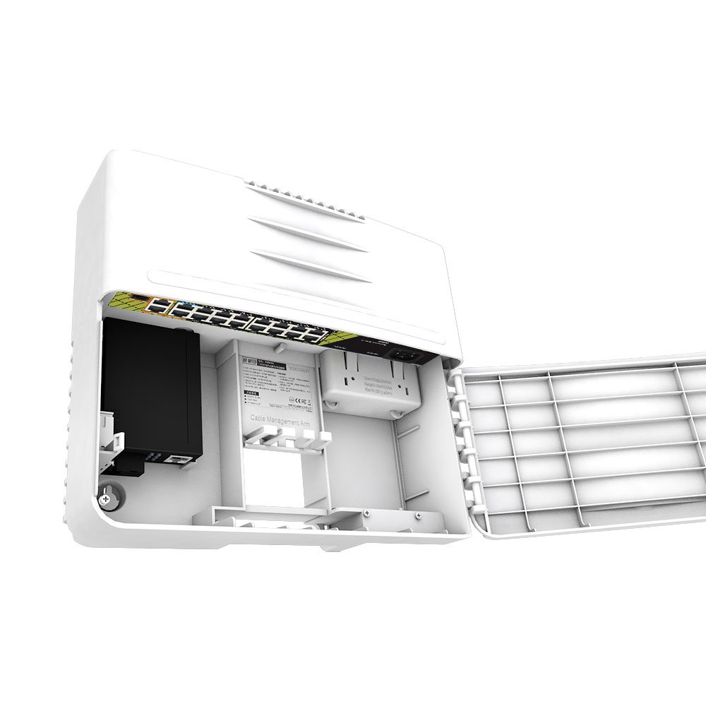 Commutateur réseau étanche GENATA pour system de surveillance NVR et commutateur poe avec chien de garde