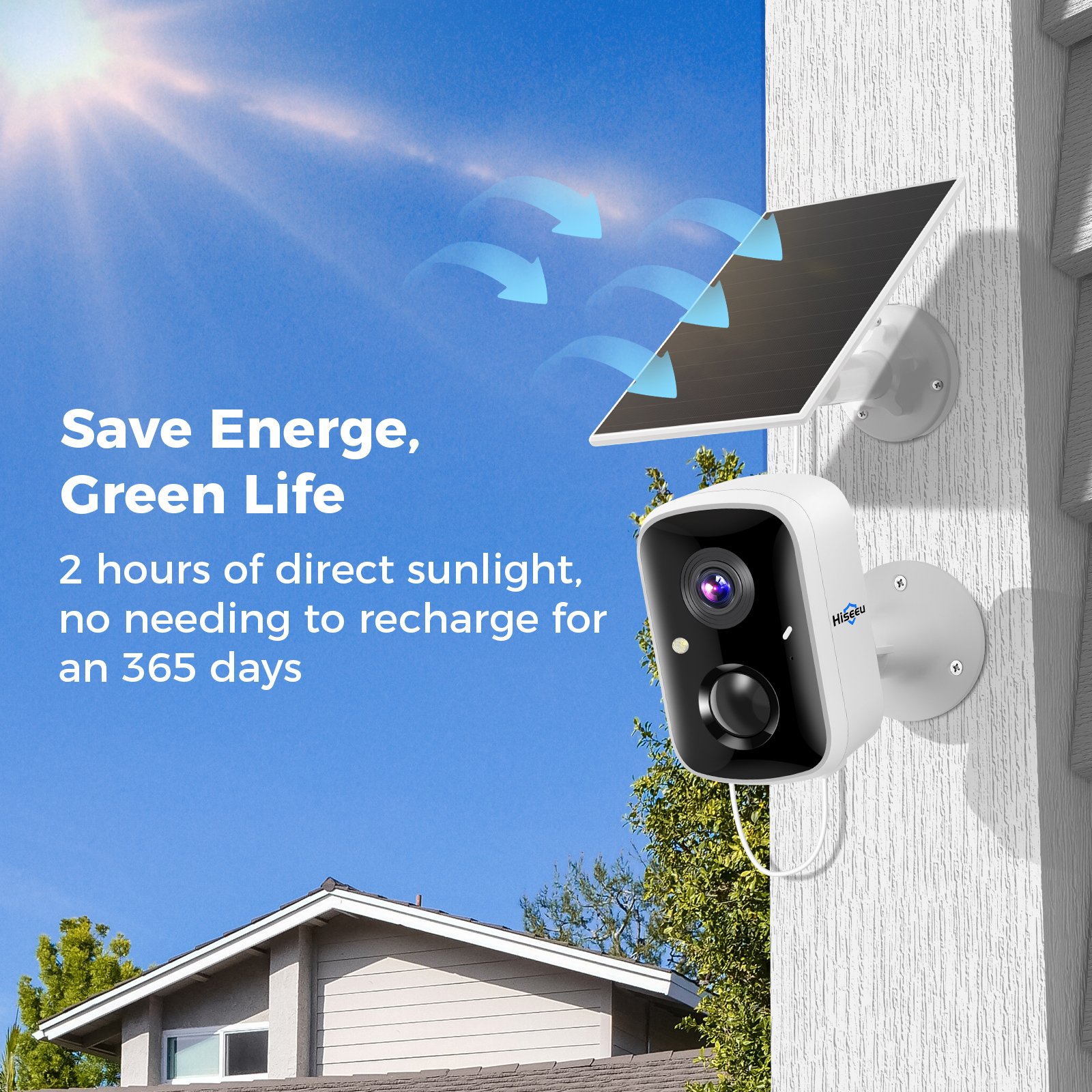H. 265 2-way audio 4MP IP outdoor WiFi wireless CCTV security video surveillance camera solar