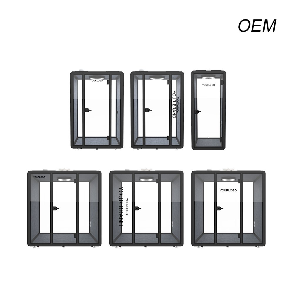 customized pod read telephone booth office soundproof booth vocal pod meeting pod soundproof booth sofa with table