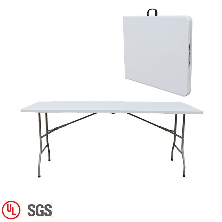 Wholesale cheap price folding table rectangular picnic party banquet plastic folding table