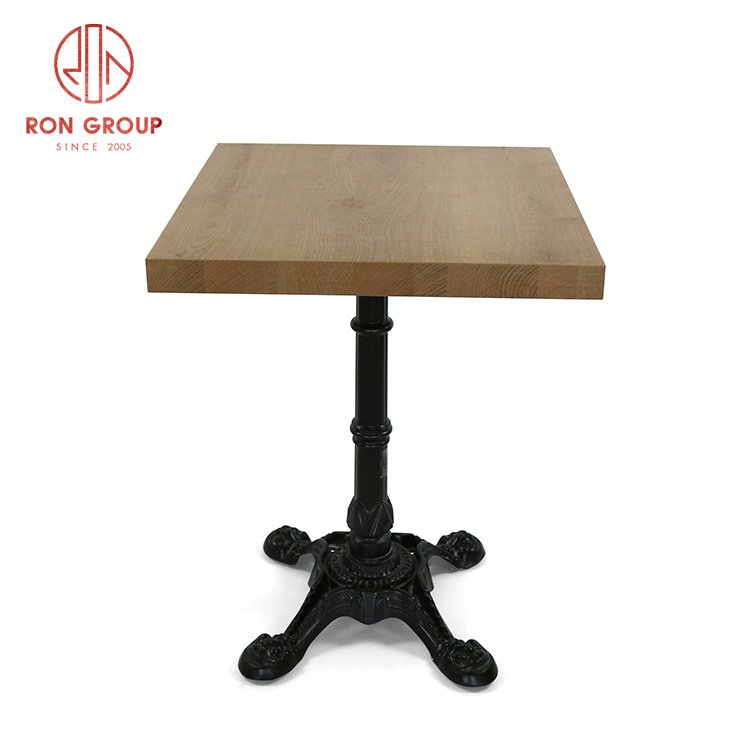 Hotsell Chinese Artificial Solid Timber Restaurant Custom Size Square For Coffee Dining Canteen Solid Oak And Ash Wood Table Top