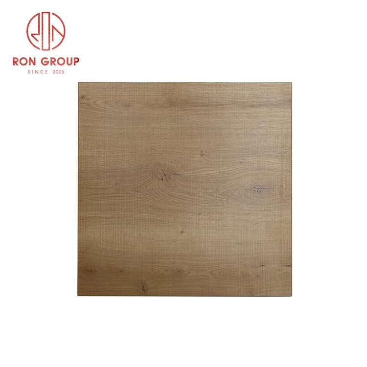 Hotsell Chinese Artificial Solid Timber Restaurant Custom Size Square For Coffee Dining Canteen Solid Oak And Ash Wood Table Top