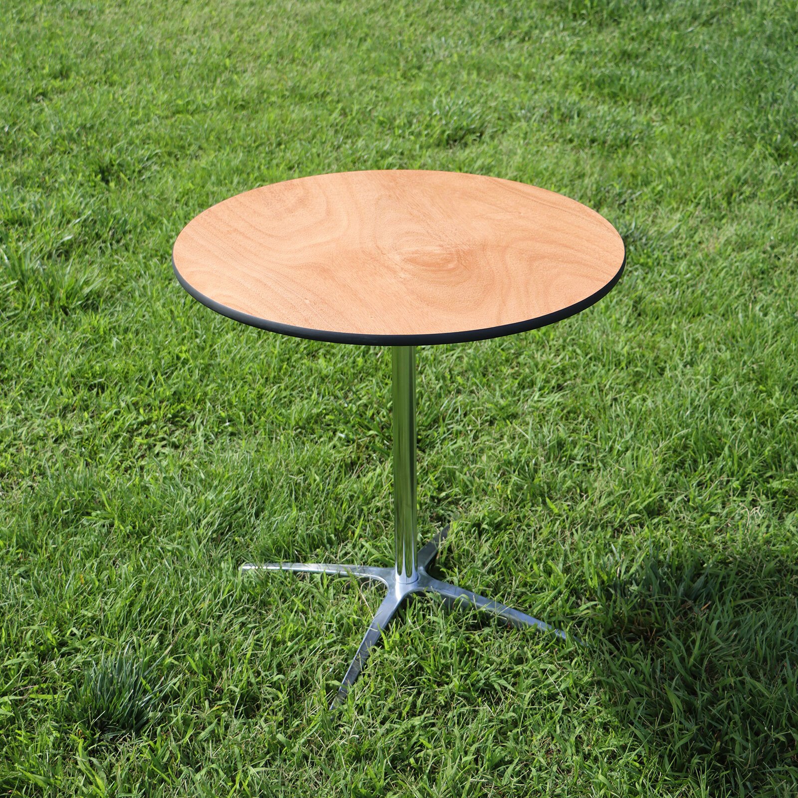 Hot Sale Plywood Cocktail Table for Hotels and Weddings Dining & Events Bar Table for Banquets Parties Outdoor & Indoor Use