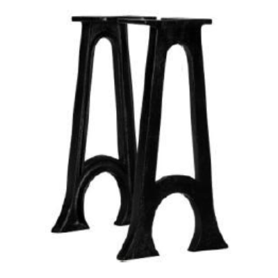 Industrial Modern Dining Table with Adjustable Cast Iron Leg and Mango Wood Top Antique Design Furniture Base for Chair Use