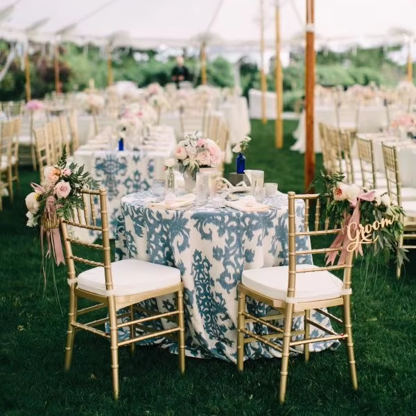 Cheap North European and American style Hotel Wedding Banquet Decoration Circular Solid Color Patterned Table Cover
