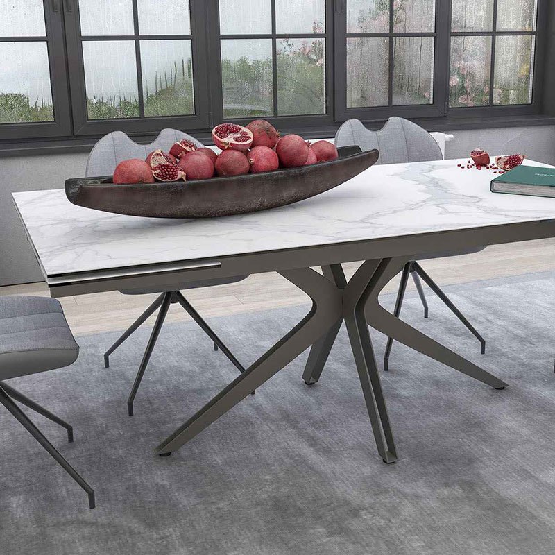 Ceramic Akante extendable DINING TABLE INFLUENCE