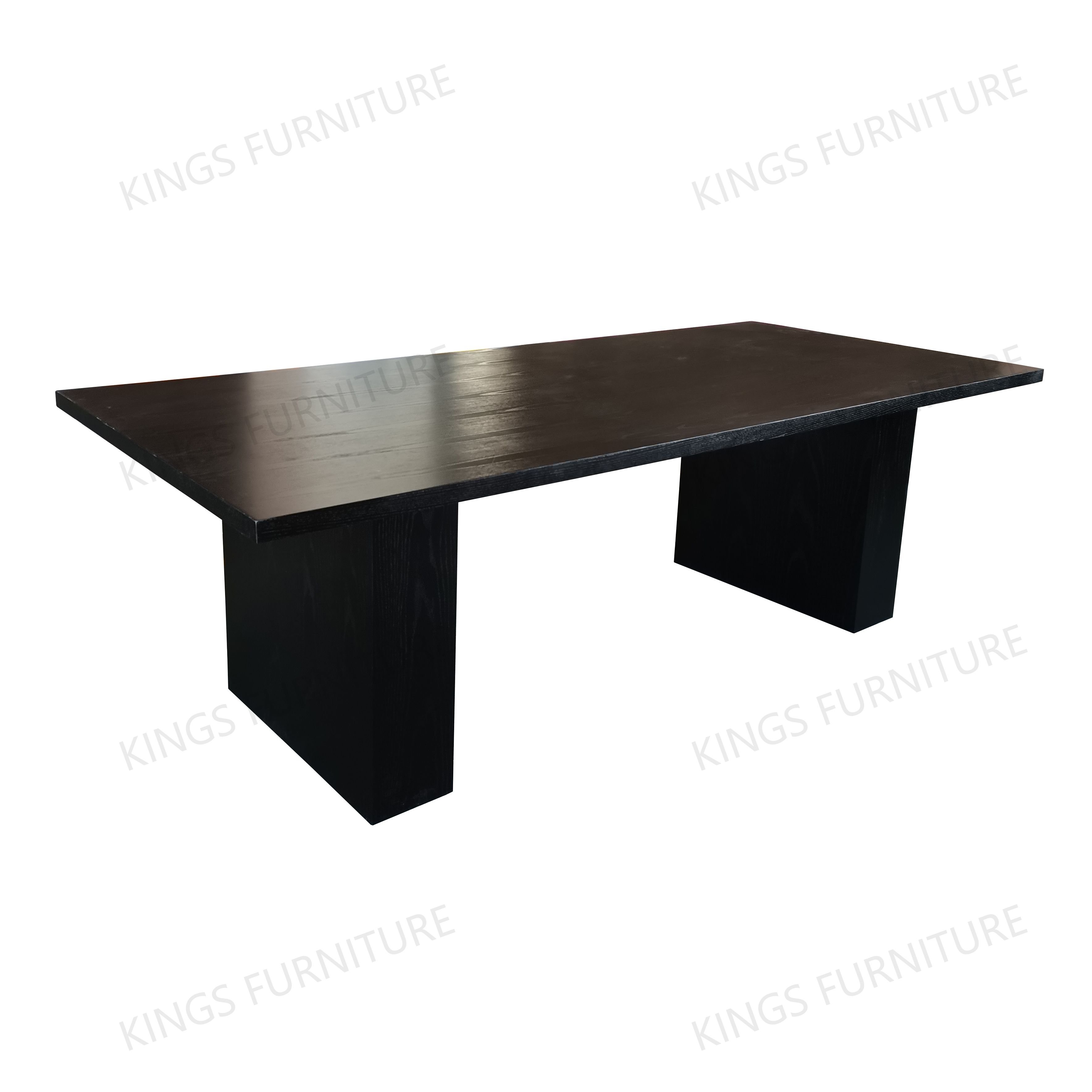Event Rentals Oval Wood Ripples Dining Table