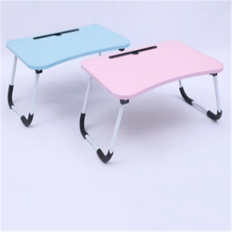Portable Bed Table Foldable Dinner Table for Dormitory Lazy Folding Study Drawer Table