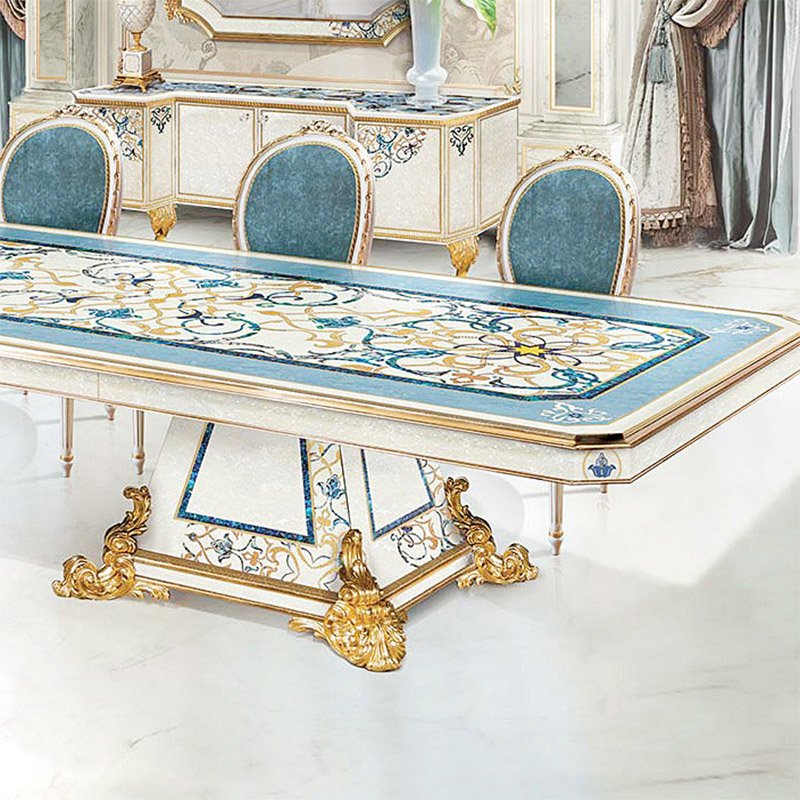 OEM promotion rectangular marble dining table set 10 seaters luxury dinning table set dining room furniture