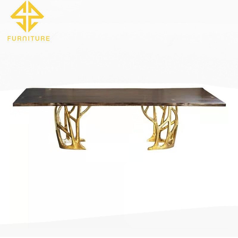 2022 Latest Stainless steel Glass Wedding Table In Gold, Rose Gold or Silver
