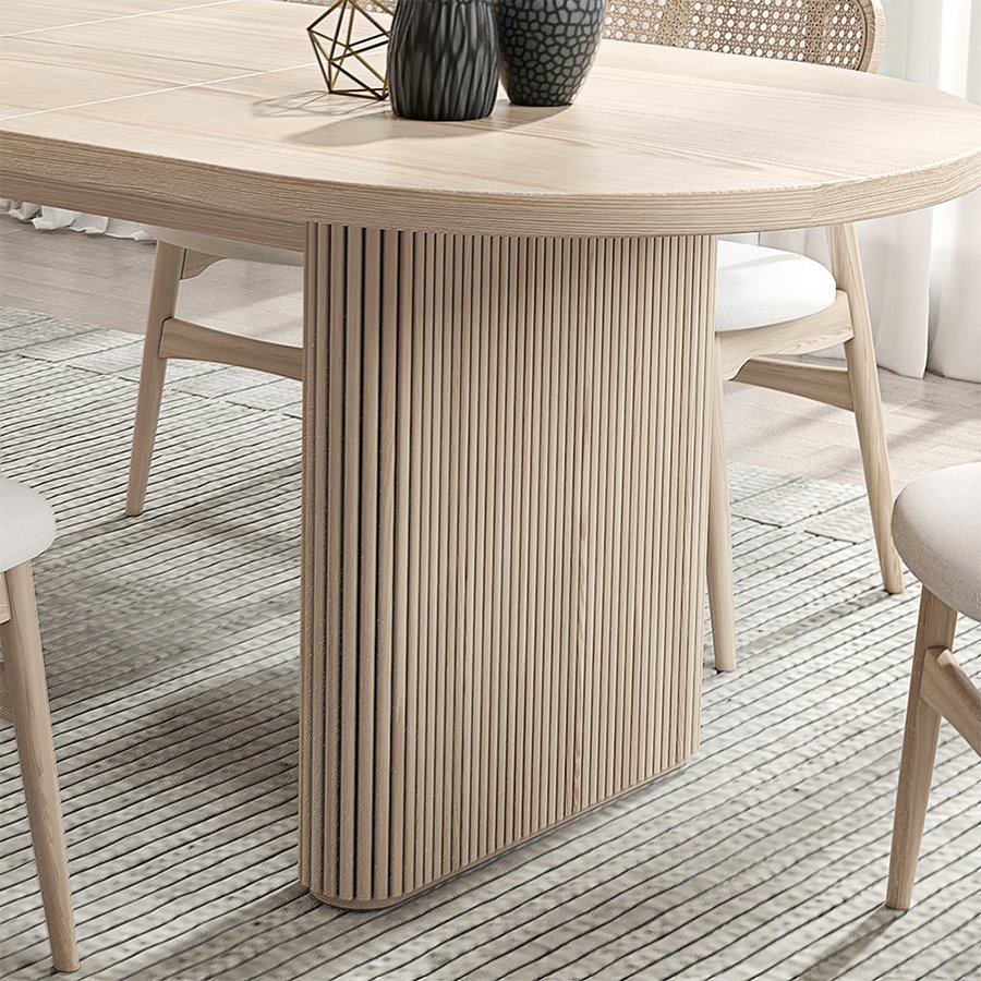 Custom Modern Restaurant Dining Room Furniture Wooden Dining Table Set With 6 Chairs