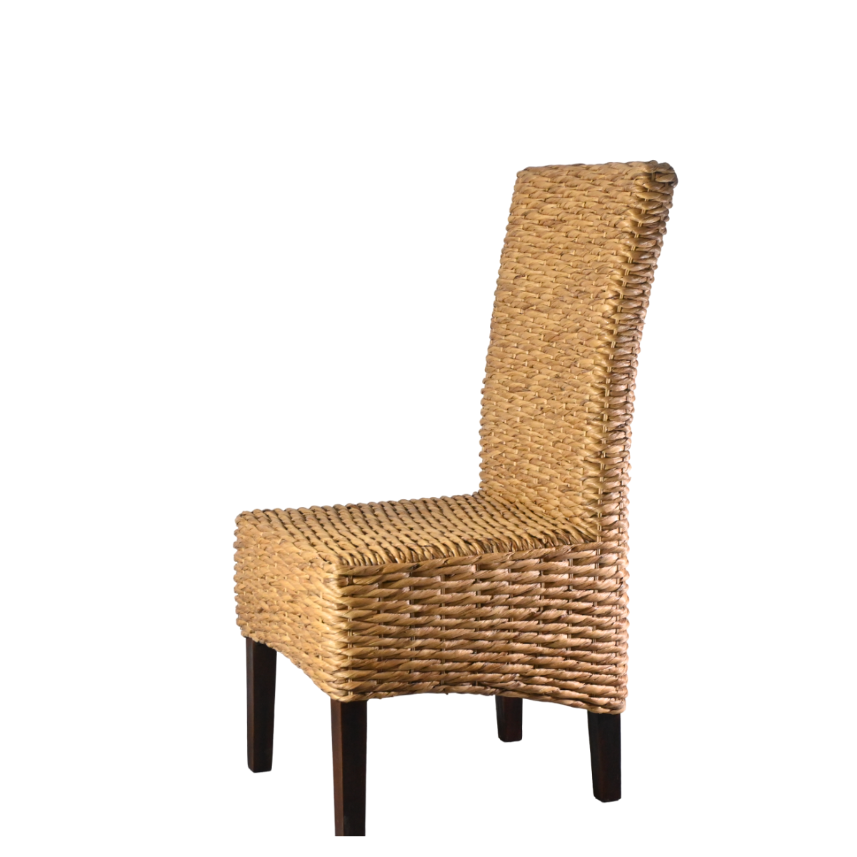 Hyacinth Harmony Dining Chair Rustic Modern Wooden Fabric Seat for Home Apartment Villa Hotel Park Workshop Kitchen church chair
