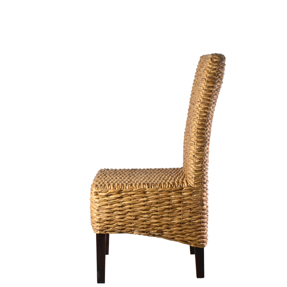 Hyacinth Harmony Dining Chair Rustic Modern Wooden Fabric Seat for Home Apartment Villa Hotel Park Workshop Kitchen church chair