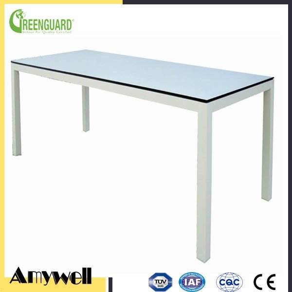 Amywell waterproof fireproof solid hpl formica kitchen table tops