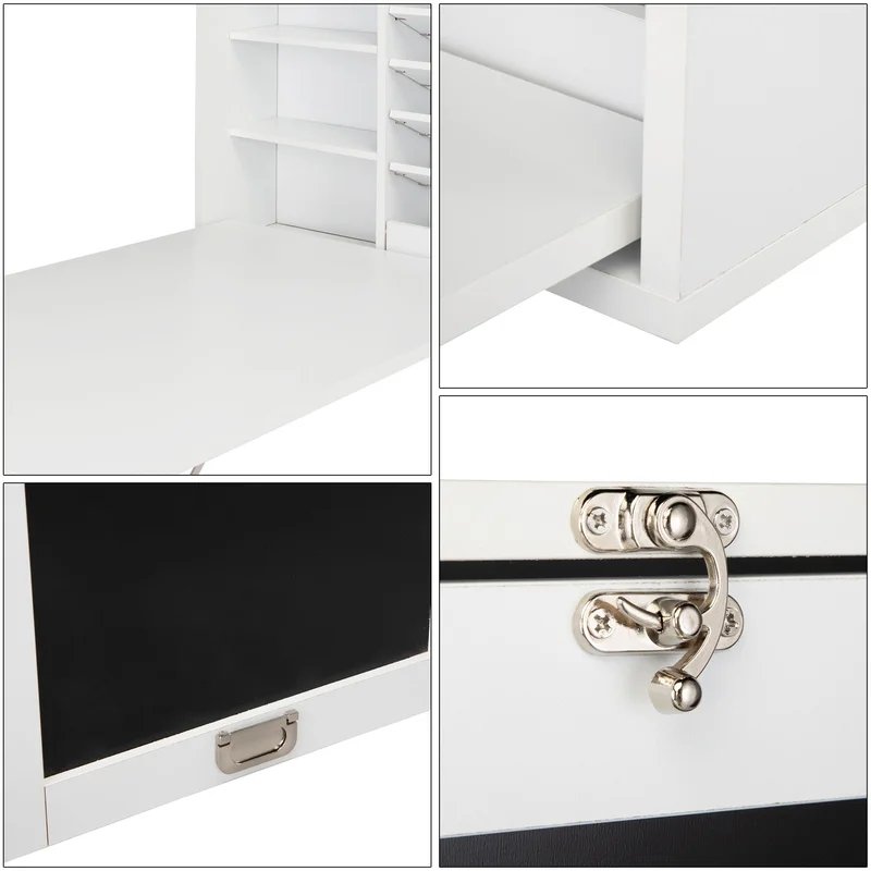 Office and home kitchen wall-mounted folding table, wall-mounted folding workbench